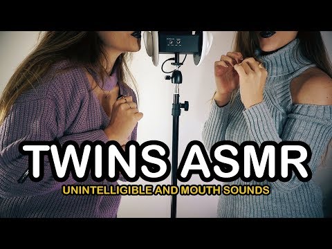 ⭐️ ASMR ⭐️TWINS FOR YOU | Mouth Sounds, Unintelligible Whispers & Triggers