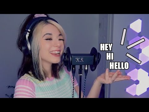 Repeating My Intro For 25 Minutes Straight In ASMR || HEY HI HELLO