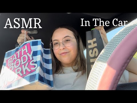 Fast & Aggressive Tapping & Scratching Haul ASMR In The Car