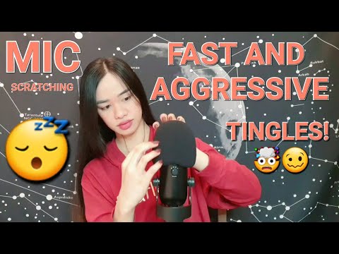 ASMR FAST and AGGRESSIVE Mic Scratching To Help You Fall Asleep in 10 Minutes 😴