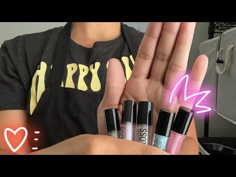 {ASMR} friend does your MAKEUP FAST (lipgloss on you and me) 💄⚡️