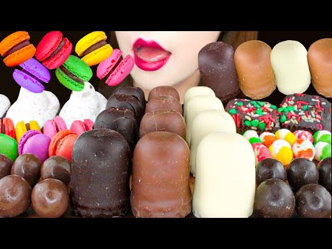 【ASMR】CHOCOLATE PARTY🎀🍫　MUKBANG 먹방 食べる音 EATING SOUNDS NO TALKING