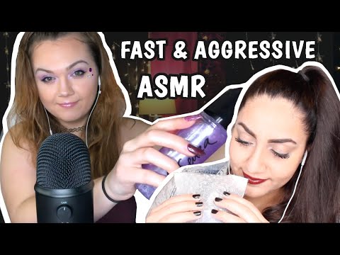 [ASMR] Fast and Aggressive Triggers | ft. ASMRadiance 💞