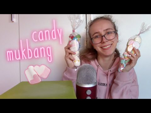 ASMR || Colourful Candy Eating (Mukbang) 🍭🍬
