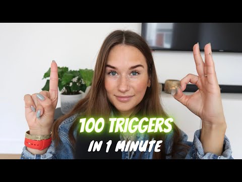 ASMR | 100 Triggers in 1 Minute ⏱
