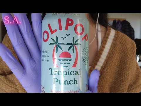 Asmr | Olipop Pop - Slow Drinking Sound (Small Burps)