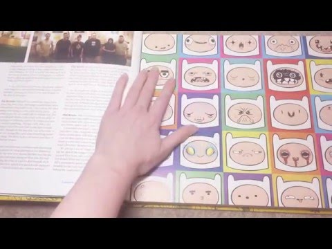 ASMR Adventure Time Art Book (page turning, whispers, tracing)