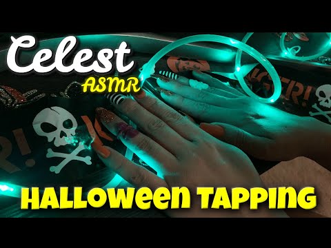 ASMR TAPPING AND SCRATCHING (No Talking) - HALLOWEEN THEME | Celest ASMR