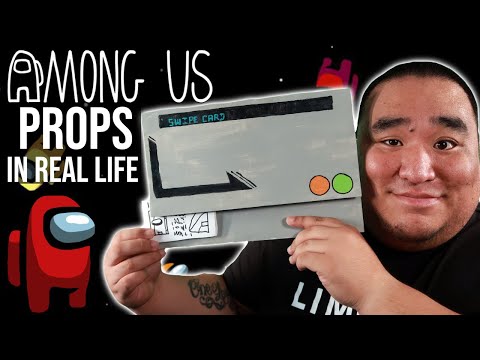 ASMR | Among Us Props - In Real Life (DIY Tapping and Explaining)