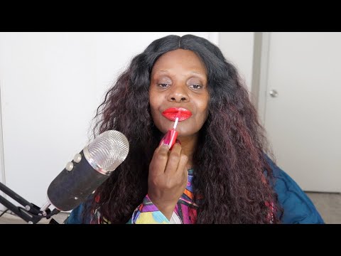 TRYING ON 30 LAYERS OF NYX CHERRY SMOOTH WHIP ASMR MAKEUP