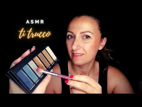 TRUCCO UN' AMICA💄ROLEPLAY | mouth sounds, face brushing | ASMR ITA