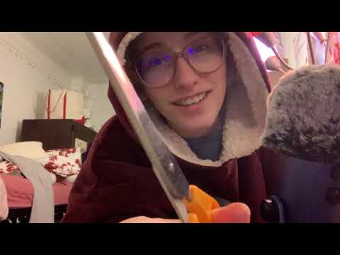 ASMR// Spooky Series// Random person steals your ears and feet// Scissors+ whispering