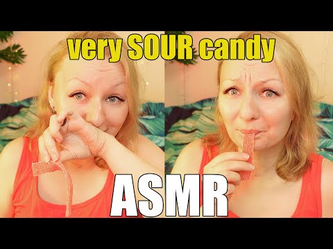 ASMR MUKBANG: very sour candy!