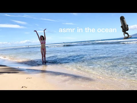 asmr in the ocean ~ on the beach ~ in maui, hawaii