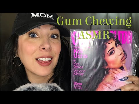 Gum Chewing ASMR | the New Cosmo Magazine 💚