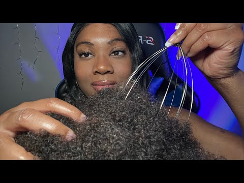 ASMR| Big Sis Gives You A Scalp Massage|For Headaches, Stress, And Anxiety Relief
