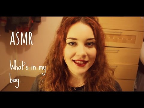 ASMR- what's in my bag! ~relaxing~