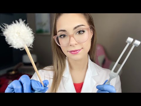 ASMR Fast & Aggressive Ear Exam Hearing Test Doctor Roleplay 👂 Ear Cleaning, Medical Otoscope, Beep