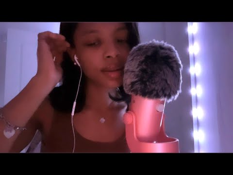 ASMR EXTREME CLICKY WHISPERING Trigger Words! + skin tracing + personal attention