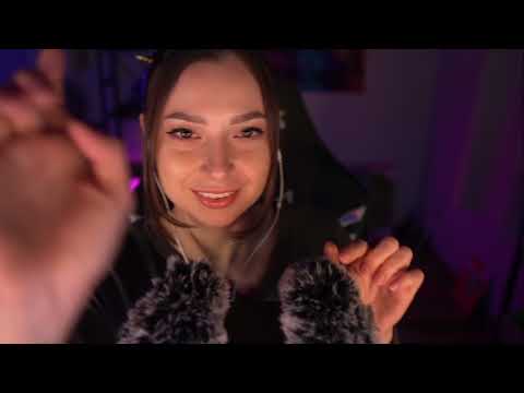 ASMR Scalp Scratching & Face Touching (Personal Attention W/ Fuzzy Mic Covers)