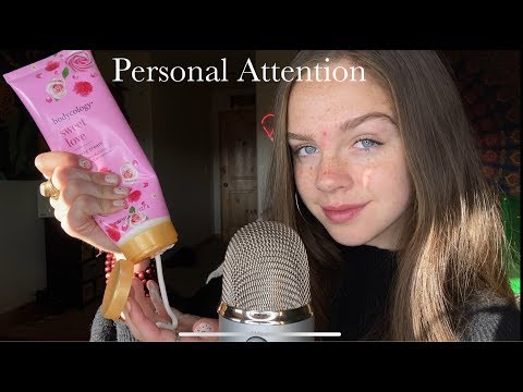 ASMR Personal Attention Triggers (Lotion, Face Mask, LipGloss)