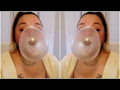 ASMR | Grape Big League Chew Bubbles | Purple Bubbles??