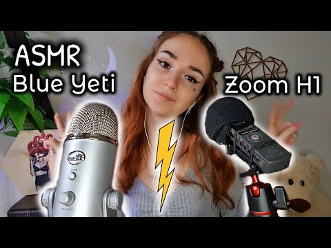 ASMR Blue Yeti VS Zoom H1 | (expérience auditive) Quel est le meilleur micro asmr