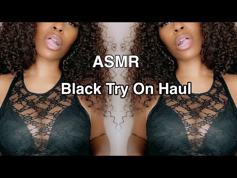 Asmr | Sexy Black try on haul | Crishhh Donna