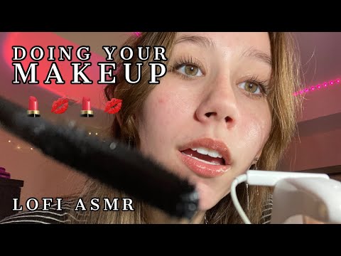 ASMR | doing your makeup!💄+fast +mouth sounds