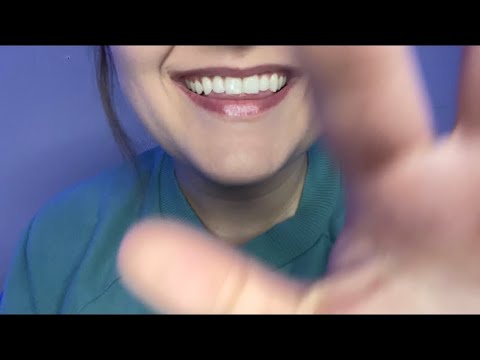 ASMR | clicky trigger words + relaxing hand movements 😴🖤