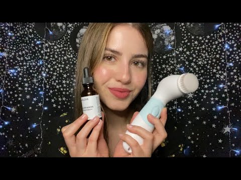 ASMR~ Cleansing and Pampering You with a Face Oil Massage