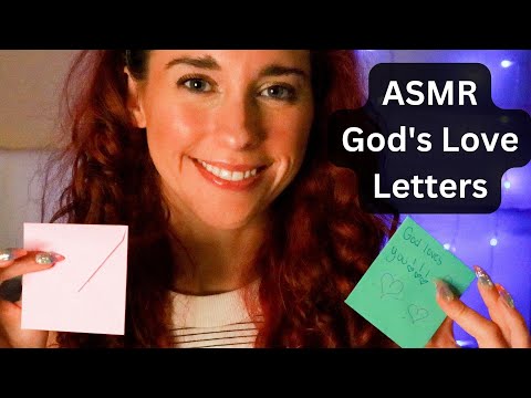 ASMR God's Love Letters To You!💌 +Tapping & Tracing-Christian ASMR