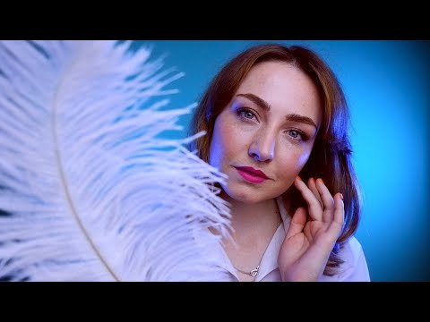 ASMR - I PROMISE this video will make you FEEL BETTER (feather stroking + positive affirmations)