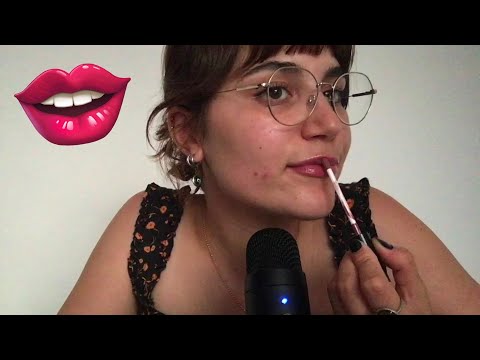 ASMR  mouth sounds and visual triggers 👄