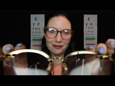[ASMR] Whispered Eye Exam and Frames Fitting Roleplay