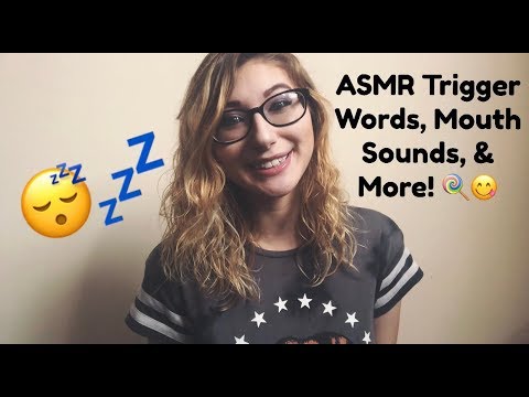 ASMR Relaxing Trigger Words & Mouth Sounds!