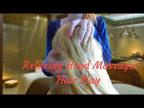 ASMR Head massage & Hair playing  Roleplay 💆 | Soft Spoken, Brushing, Styling