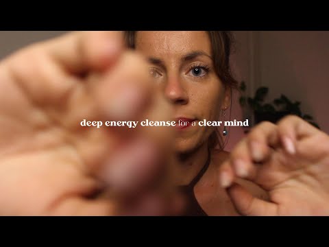 ASMR REIKI deep energy cleansing your mind | finger flutters, raking, plucking & energy pulling