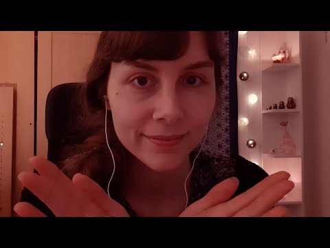 ASMR - ear touching and back touching to help you sleep [up close whispering] 💆‍♀️🍕💤