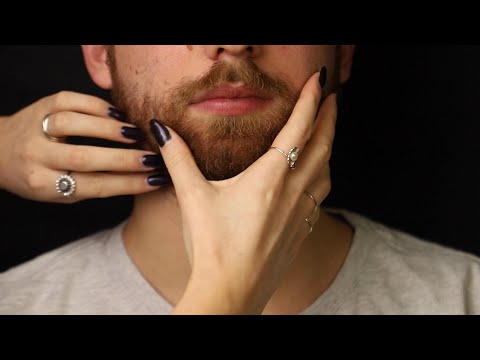 ASMR | BEARD SHAVING & TRIMMING on a real person