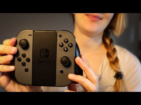 ASMR Nintendo Switch Controller Sounds (+Unboxing & Tapping)