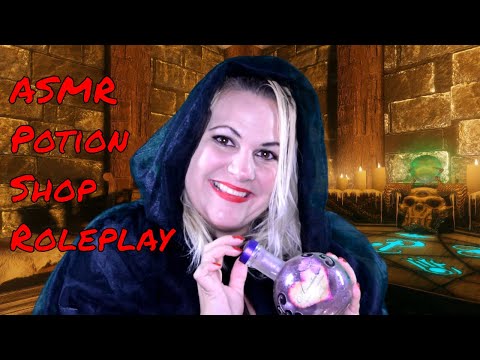 ASMR Visit to the potion shop to help you sleep - Roleplay