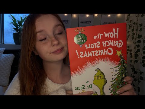 ASMR Whispered Story Telling | Reading How The Grinch Stole Christmas! 🎄