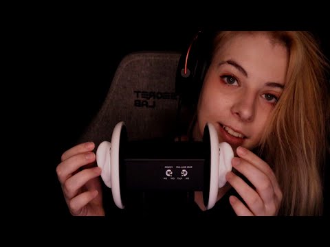 ASMR | most gentle ear breathing and tapping - ear to ear, no talking, rain