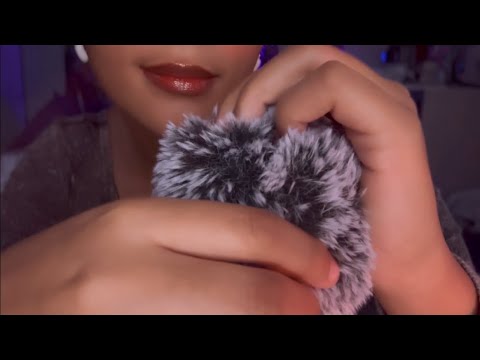 ASMR | Fluffy Mic Scratching with ECHO, layered sounds and mouth effects 🌙 "shhhh" for DEEP SLEEP