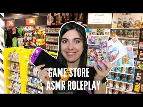 |ASMR ITA| GAME STORE ROLE PLAY!