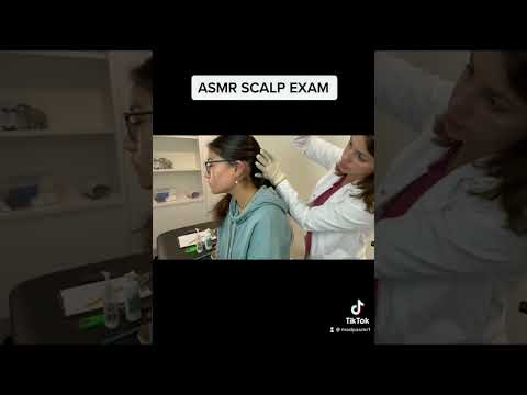 ASMR Scalp Exam on a Real Person