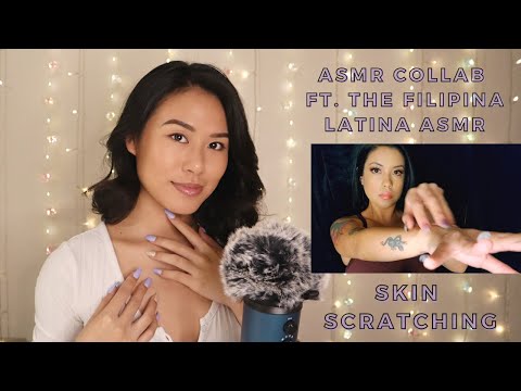 ASMR Collab ft. The Filipina Latina ASMR | Skin Scratching | ✨