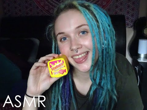 ASMR Wet Chewing Gum Mouth Sounds And Names Beginning With A | Alphabet Series