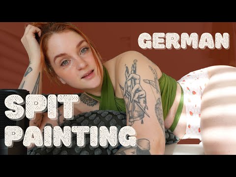 ASMR Wake Up To A Spit Painting 🤓 (Mouth Sounds, Personal Attention) German | Deutsch